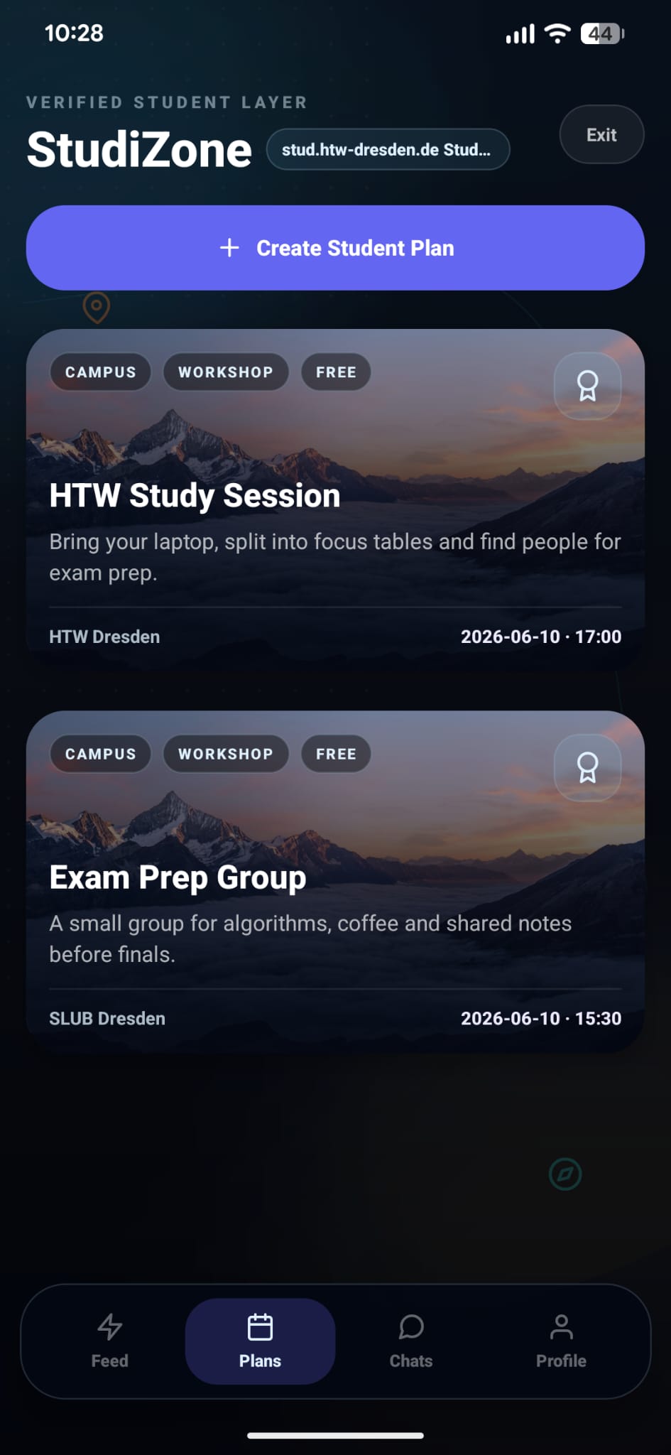 Preview of StudiZone student-only plans in Tonyte
